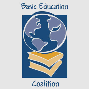 Basic Education Coalition Logo with gray background