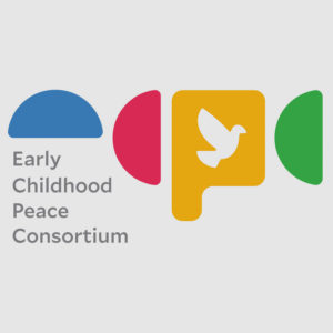 Early Childhood Peace Consortium Logo with gray background