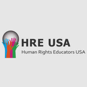 HRE USA Logo with gray background