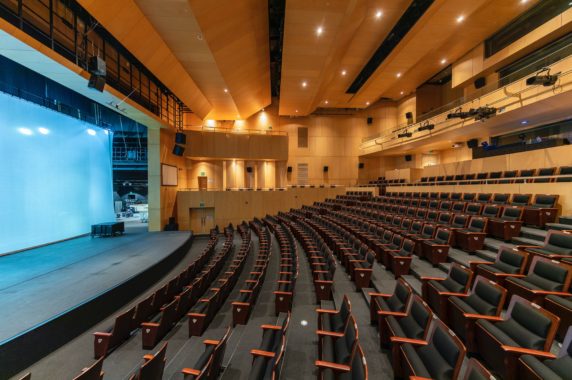 Empty conference hall