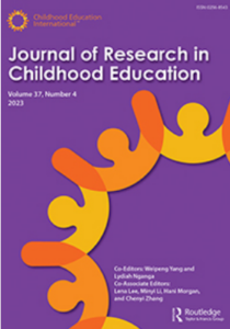 Journal of Research in Childhood Education purple cover