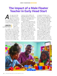 Male Teacher Head Start article cover