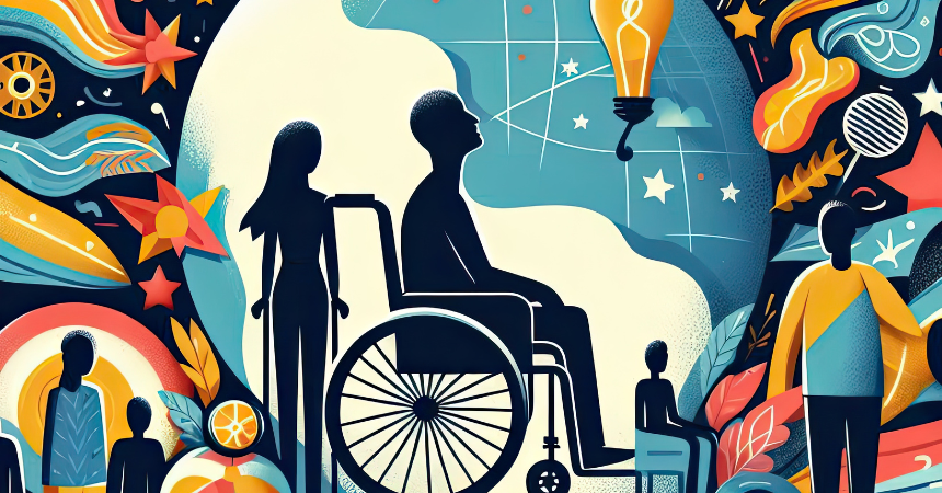 People with disabilities around the globe, looking forward to bright futures and innovating for inclusion.